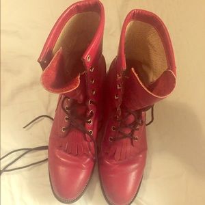 Cherry Ref Justin Roper Boots